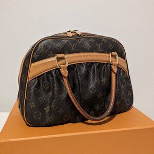 LOUIS VUITTON - Monogram Mizi Bag Vintage LV Satchel - Authentic